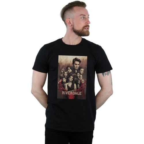 Abbigliamento Uomo T-shirts a maniche lunghe Riverdale Stag Skull Nero
