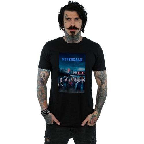 Abbigliamento Uomo T-shirts a maniche lunghe Riverdale Die Diner Nero