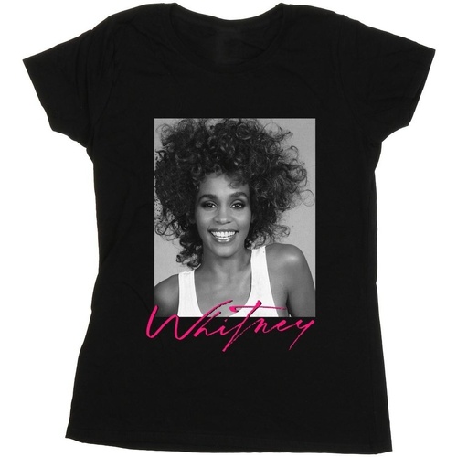 Abbigliamento Donna T-shirts a maniche lunghe Whitney Houston BI44757 Nero