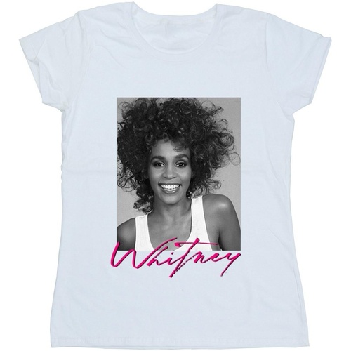Abbigliamento Donna T-shirts a maniche lunghe Whitney Houston BI44757 Bianco