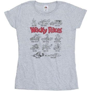 Abbigliamento Donna T-shirts a maniche lunghe Wacky Races  Grigio
