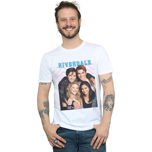Abbigliamento Uomo T-shirts a maniche lunghe Riverdale Group Photo Bianco