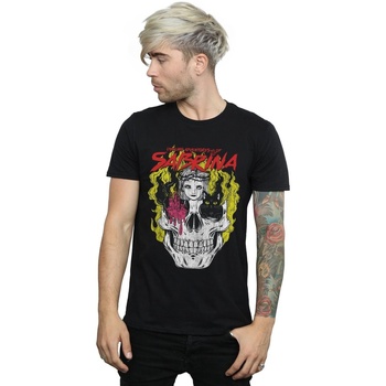 Abbigliamento Uomo T-shirts a maniche lunghe The Chilling Adventures Of Sabri Icon Skull Nero
