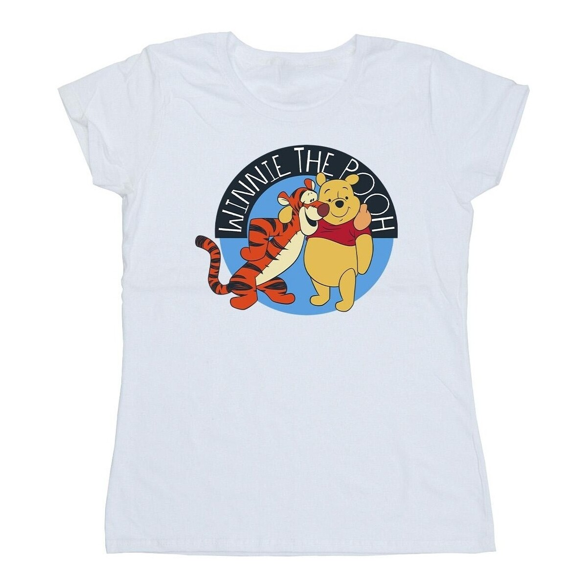 Abbigliamento Donna T-shirts a maniche lunghe Disney Winnie The Pooh With Tigger Bianco