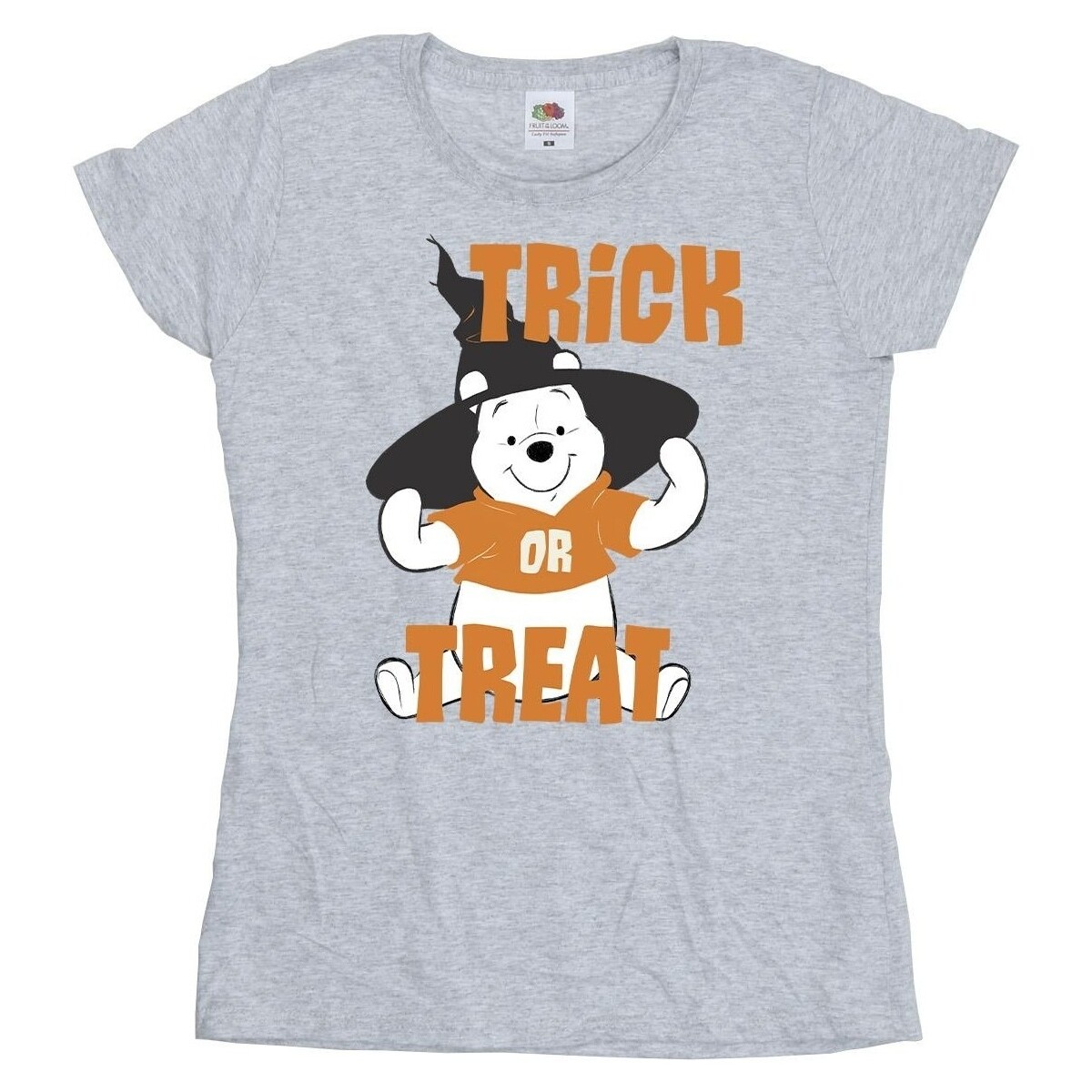 Abbigliamento Donna T-shirts a maniche lunghe Disney Winnie The Pooh Trick Or Treat Grigio