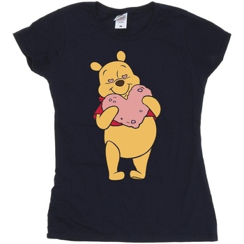 Abbigliamento Donna T-shirts a maniche lunghe Disney Winnie The Pooh Heart Eyes Blu