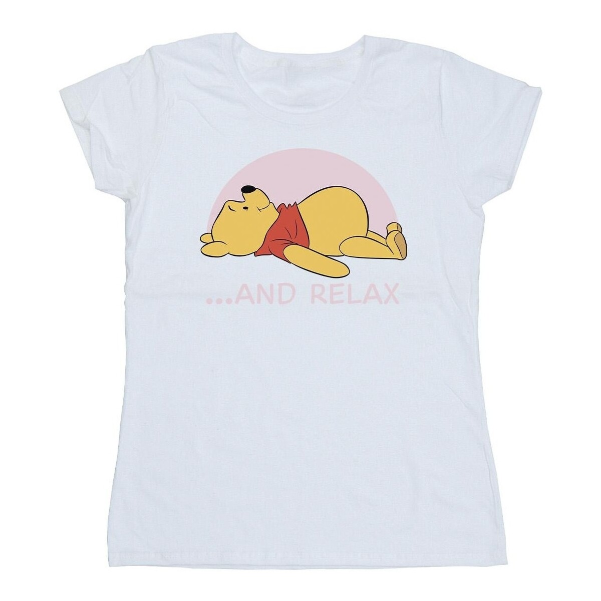 Abbigliamento Donna T-shirts a maniche lunghe Disney Winnie The Pooh Relax Bianco
