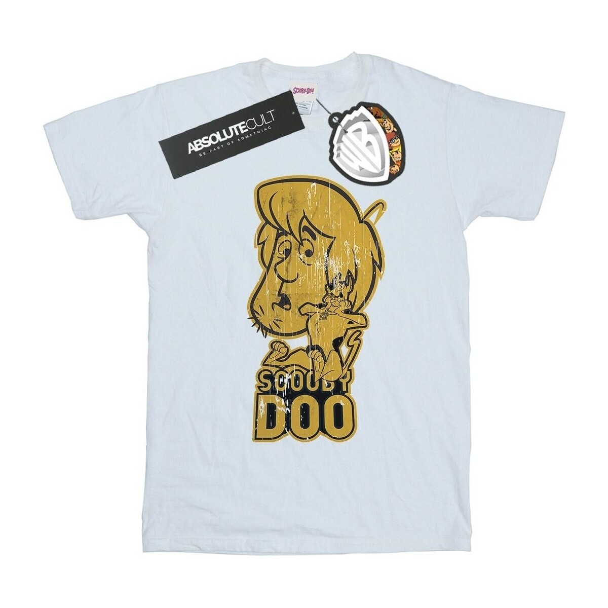 Abbigliamento Uomo T-shirts a maniche lunghe Scooby Doo And Shaggy Bianco