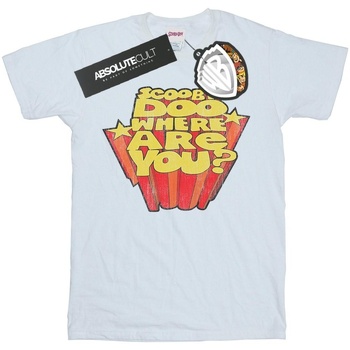 Abbigliamento Uomo T-shirts a maniche lunghe Scooby Doo Where Are You? Bianco