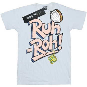 Abbigliamento Uomo T-shirts a maniche lunghe Scooby Doo Ruh-Roh Dog Tag Bianco