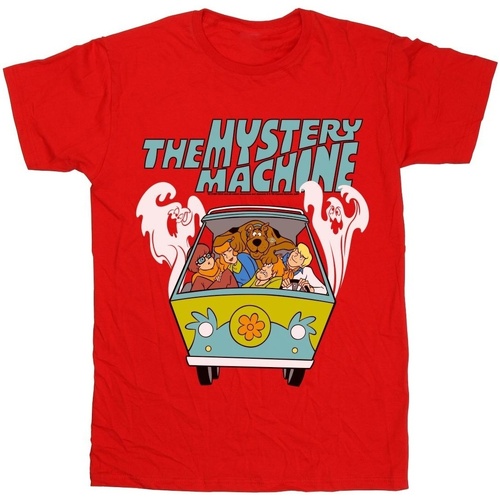 Abbigliamento Uomo T-shirts a maniche lunghe Scooby Doo Mystery Machine Rosso