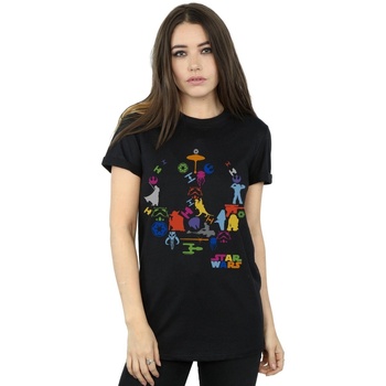 Image of T-shirts a maniche lunghe Disney Silhouette Collage