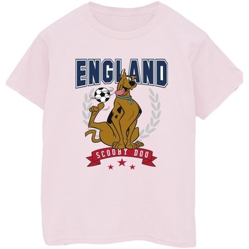Abbigliamento Uomo T-shirts a maniche lunghe Scooby Doo England Football Rosso