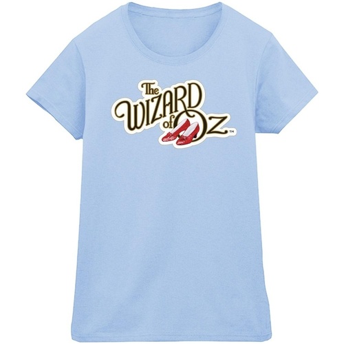 Abbigliamento Donna T-shirts a maniche lunghe The Wizard Of Oz Shoes Logo Blu