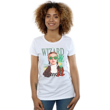 Abbigliamento Donna T-shirts a maniche lunghe The Wizard Of Oz No Place Checkerboard Bianco