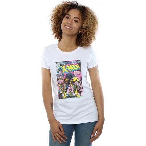 Abbigliamento Donna T-shirts a maniche lunghe Marvel X-Men Final Phase Of Phoenix Bianco
