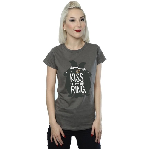 Abbigliamento Donna T-shirts a maniche lunghe Disney Zootropolis Kiss The Ring Multicolore