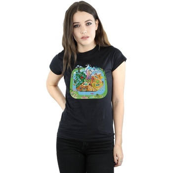 Abbigliamento Donna T-shirts a maniche lunghe Disney Zootropolis City Nero
