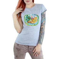Abbigliamento Donna T-shirts a maniche lunghe Disney Zootropolis City Grigio
