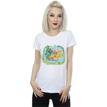 Abbigliamento Donna T-shirts a maniche lunghe Disney Zootropolis City Bianco