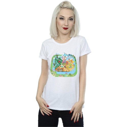 Abbigliamento Donna T-shirts a maniche lunghe Disney Zootropolis City Bianco