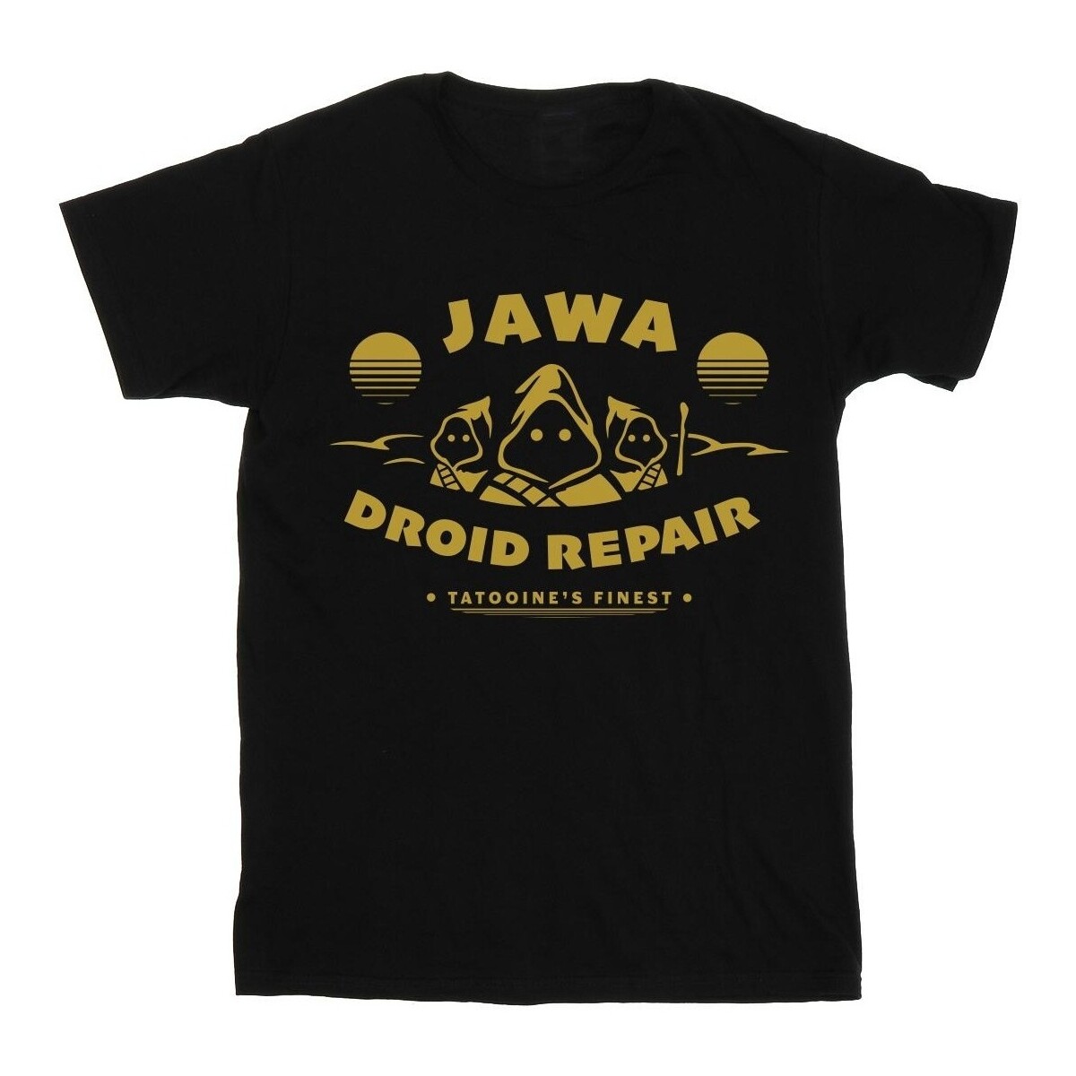 Abbigliamento Donna T-shirts a maniche lunghe Disney Jawa Droid Repair Nero