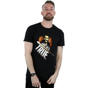 Abbigliamento Uomo T-shirts a maniche lunghe Disney Solo True Lando Nero