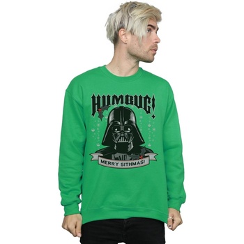 Abbigliamento Uomo Felpe Disney Darth Vader Humbug Verde