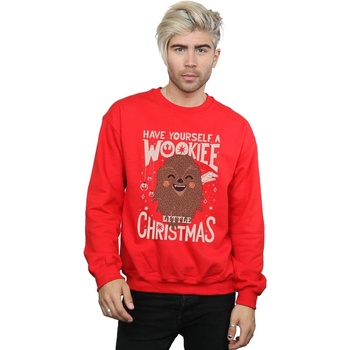 Abbigliamento Uomo Felpe Disney Wookiee Little Christmas Rosso