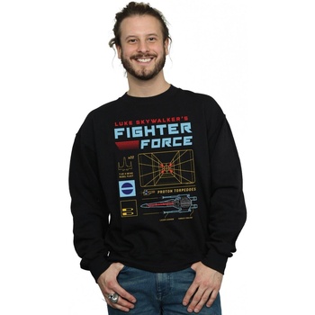 Abbigliamento Uomo Felpe Disney Luke Skywalker's Fighter Force Nero