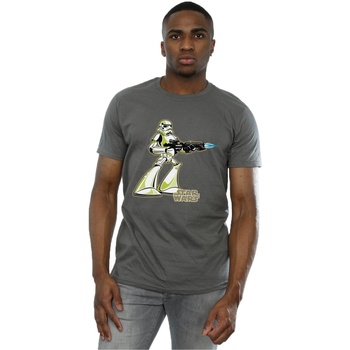 Abbigliamento Uomo T-shirts a maniche lunghe Disney Stormtrooper Character Multicolore