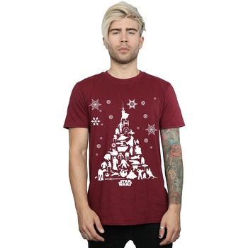 Abbigliamento Uomo T-shirts a maniche lunghe Disney Christmas Tree Multicolore