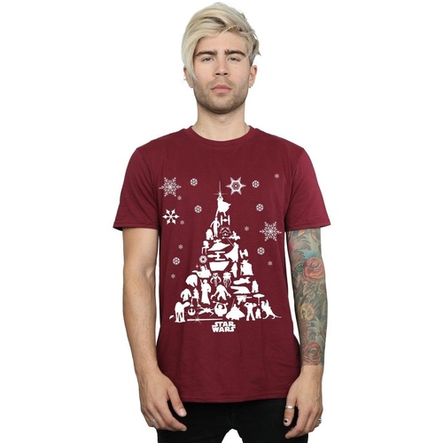 Abbigliamento Uomo T-shirts a maniche lunghe Disney Christmas Tree Multicolore