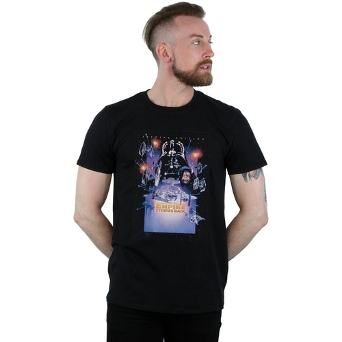 Abbigliamento Uomo T-shirts a maniche lunghe Disney Episode V Movie Poster Nero