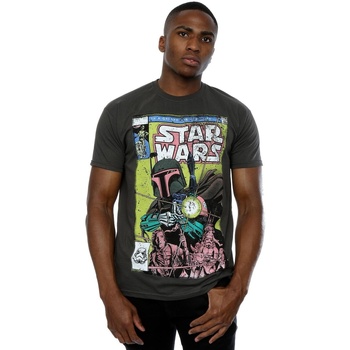 Abbigliamento Uomo T-shirts a maniche lunghe Disney Boba Fett Comic Multicolore
