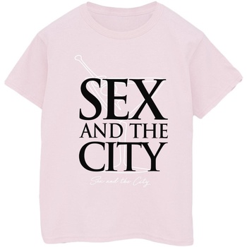 Abbigliamento Donna T-shirts a maniche lunghe Sex And The City Martini Logo Rosso