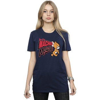 Abbigliamento Donna T-shirts a maniche lunghe Dessins Animés Macho Mouse Blu