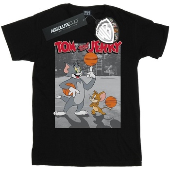 Abbigliamento Donna T-shirts a maniche lunghe Dessins Animés Basketball Buddies Nero