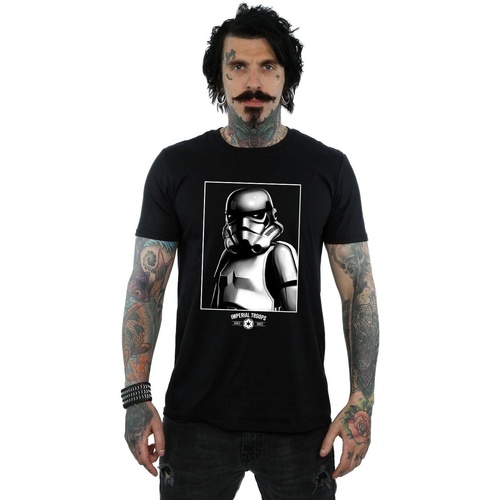 Abbigliamento Uomo T-shirts a maniche lunghe Disney Imperial Troops Nero