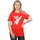 Abbigliamento Donna T-shirts a maniche lunghe Disney Tinkerbell Christmas Fairy Rosso