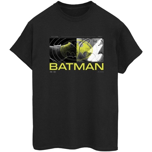 Abbigliamento Donna T-shirts a maniche lunghe Dc Comics The Flash Batman Future To Past Nero