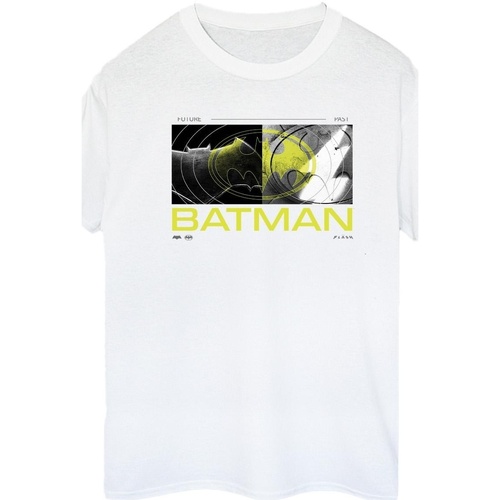 Abbigliamento Donna T-shirts a maniche lunghe Dc Comics The Flash Batman Future To Past Bianco
