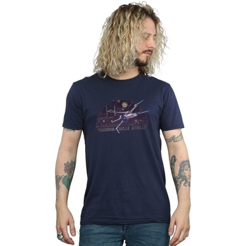 Abbigliamento Uomo T-shirts a maniche lunghe Disney  Blu