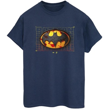 Abbigliamento Donna T-shirts a maniche lunghe Dc Comics The Flash Batman Red Splatter Blu