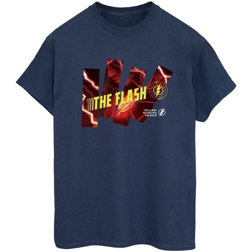 Abbigliamento Donna T-shirts a maniche lunghe Dc Comics The Flash Pillars Blu