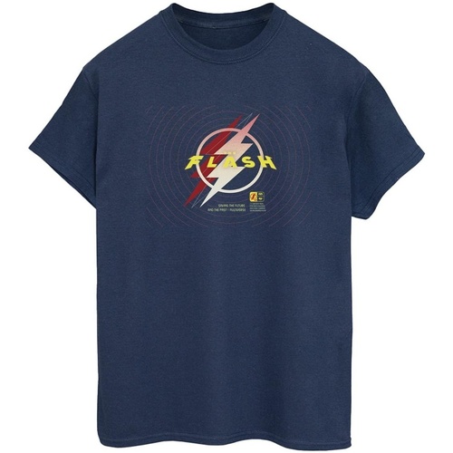 Abbigliamento Donna T-shirts a maniche lunghe Dc Comics The Flash Lightning Logo Blu