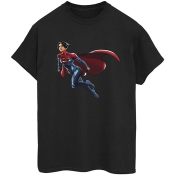 Abbigliamento Donna T-shirts a maniche lunghe Dc Comics The Flash Supergirl Nero