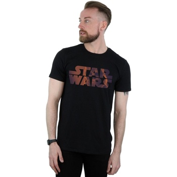 Abbigliamento Uomo T-shirts a maniche lunghe Disney Chewbacca Logo Nero