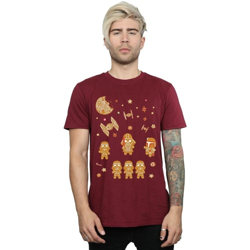 Abbigliamento Uomo T-shirts a maniche lunghe Disney Gingerbread Empire Multicolore