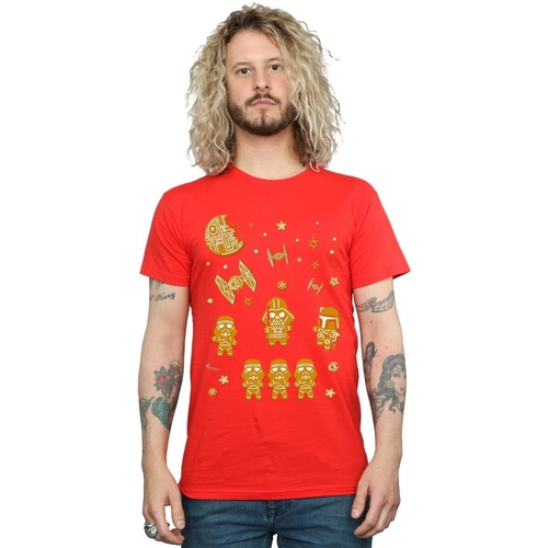 Abbigliamento Uomo T-shirts a maniche lunghe Disney Gingerbread Empire Rosso